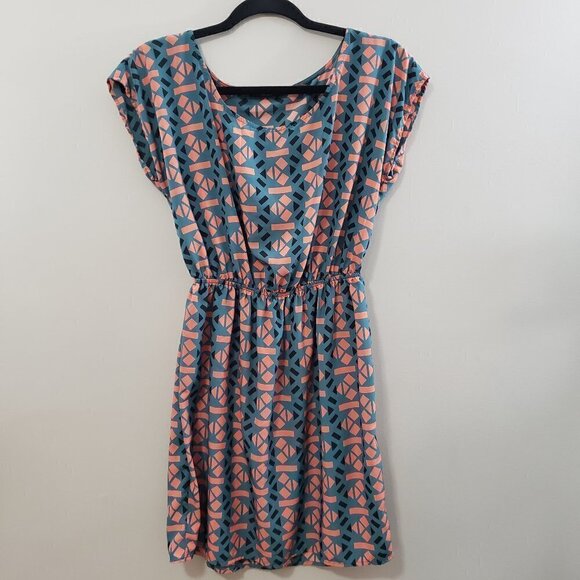 Soprano Geometric Print Summer Dress Size S - Picture 2 of 7